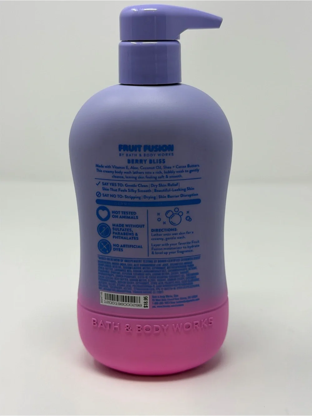 Bath & Body Works Fruit Fusion Berry Bliss Body Wash - NWT